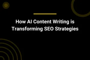How AI Content Writing is Transforming SEO Strategies