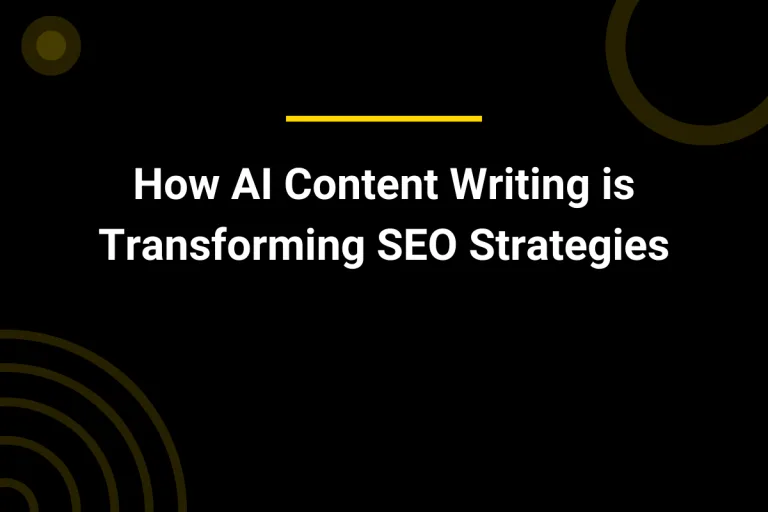 How AI Content Writing is Transforming SEO Strategies