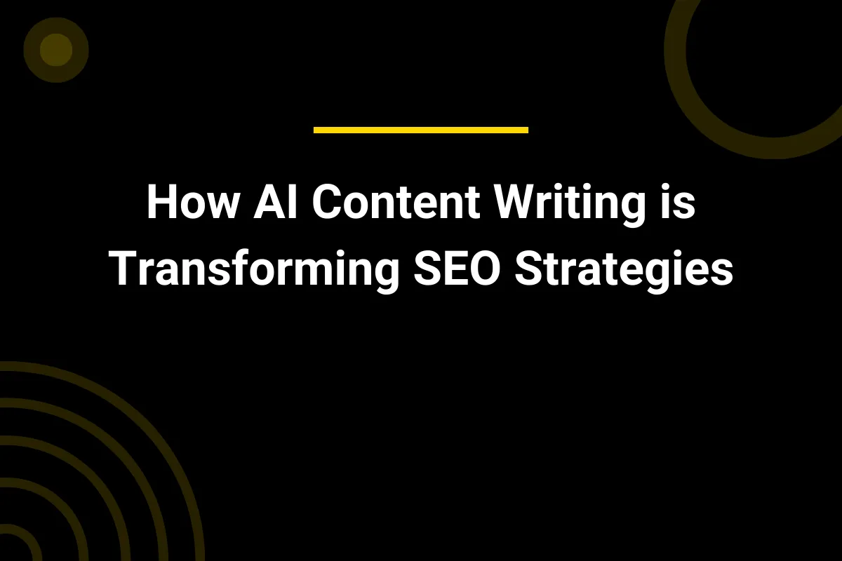 How AI Content Writing is Transforming SEO Strategies