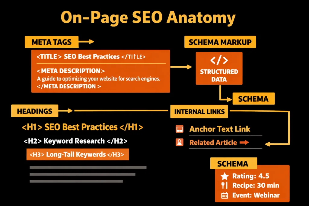 example on-page SEO anatomy