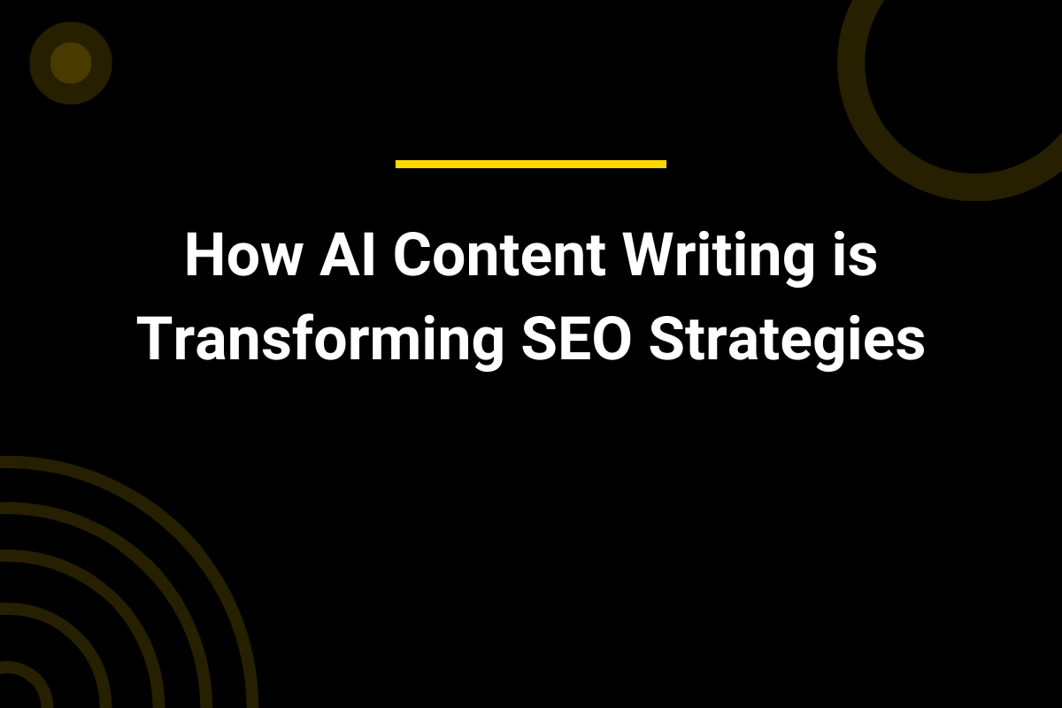 How AI Content Writing is Transforming SEO Strategies